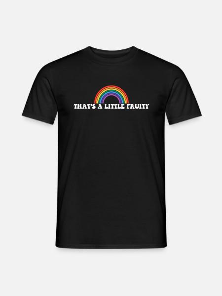 That's A Little Fruity Rainbow - Men's T-Shirt - black