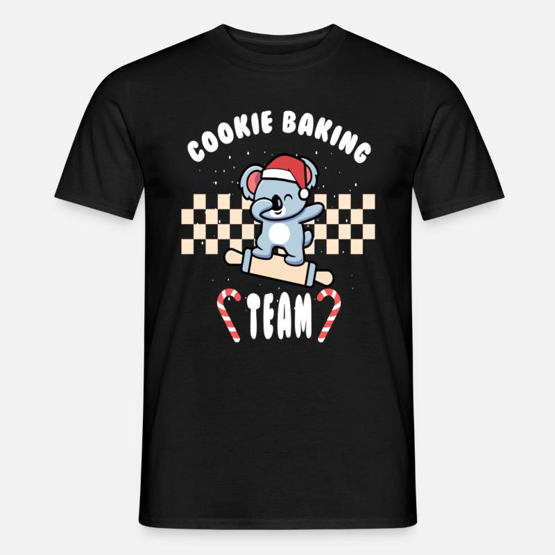 Christmas Cookie Baking Team - Männer T-Shirt - Schwarz