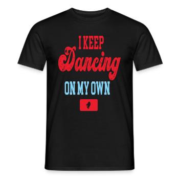 Keep Dancing on My Own Philadelphia Philly Funny - Men's T-Shirt - black - Front - AI Model Male 178 light (178cm)