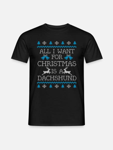 Dikh de Noël drôle - T-shirt homme - noir