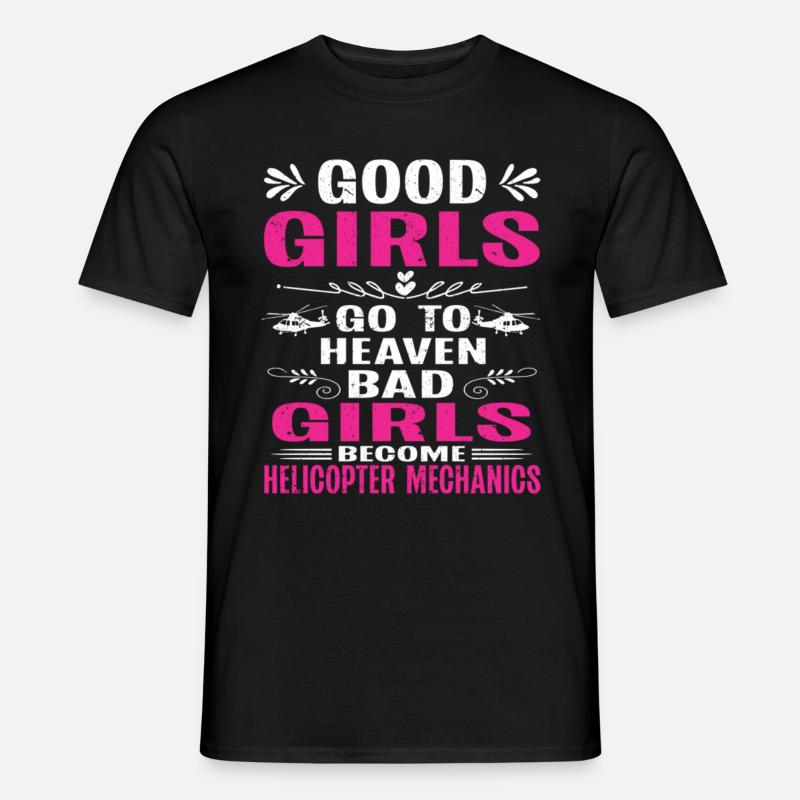 Helicopter Technician Helicopter Mechanic - Männer T-Shirt - Schwarz