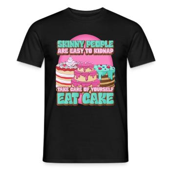 Quote Sweet Tooth Cake Bakery - Männer T-Shirt - Schwarz - Vorne - AI Model Male 178 light (178cm)