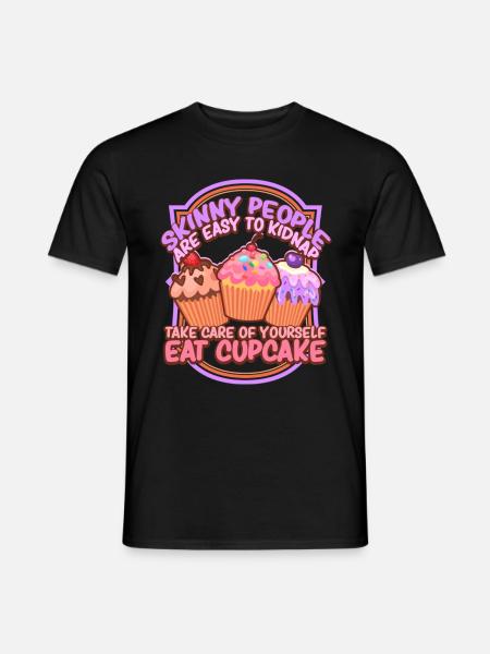 Cupcakes Baking Cupcake Bakery Owner - Men's T-Shirt - black
