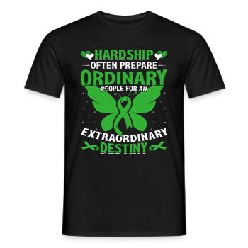 Hardships Often Prepare People For Extraordinary - Men's T-Shirt - black - Front - AI Model Male 178 light (178cm)