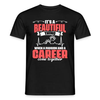 It's A Beautiful Thing Awesome Veterinary Crew - Männer T-Shirt - Schwarz - Vorne - AI Model Male 178 light (178cm)