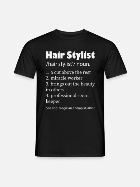 Coiffeur T Shirt - T-shirt homme - noir