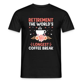 Grand-mère retraitée Pension de retraite Grand-mère Reti - T-shirt homme - noir - Devant - AI Model Male 178 light (178cm)