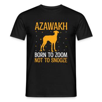 Azawakh Dog Owner Arabian Greyhound Tuareg Sloughi - T-shirt homme - noir - Devant - AI Model Male 178 light (178cm)
