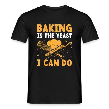 Baking Bakery Pastry Confectioner Baker Confection - Men's T-Shirt - black - Front - AI Model Male 178 light (178cm)