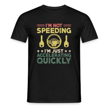 Führerschein bestanden Neuer Führerschein Fahren S - Männer T-Shirt - Schwarz - Vorne - AI Model Male 178 light (178cm)
