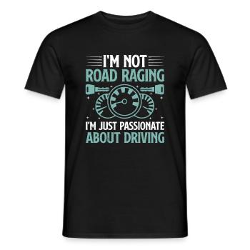 Driving License Passed New Driver Permit Driving S - Men's T-Shirt - black - Front - AI Model Male 178 light (178cm)