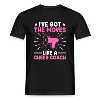 Cheerleading Coach Cheer Coach Cheerleader Cheer T - T-shirt homme - noir - Devant - AI Model Male 178 light (178cm)