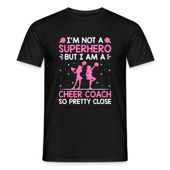 Cheerleading Coach Cheer Coach Cheerleader Cheer T - T-shirt homme - noir - Devant - AI Model Male 178 light (178cm)