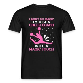 Cheerleading Coach Cheer Coach Cheerleader Cheer T - T-shirt homme - noir - Devant - AI Model Male 178 light (178cm)
