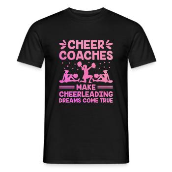 Cheerleading Coach Cheer Coach Cheerleader Cheer T - T-shirt homme - noir - Devant - AI Model Male 178 light (178cm)