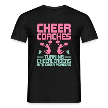 Cheerleading Coach Cheer Coach Cheerleader Cheer T - Men's T-Shirt - black - Front - AI Model Male 178 light (178cm)