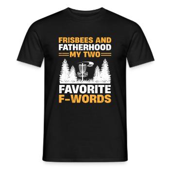 Disc Golf Player Disc Golfer Frisbee Player Par Pu - Männer T-Shirt - Schwarz - Vorne - AI Model Male 178 light (178cm)