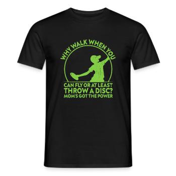 Disc Golf Player Disc Golfer Frisbee Player Par Pu - Männer T-Shirt - Schwarz - Vorne - AI Model Male 178 light (178cm)
