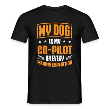 Angeln Hundebesitzer Hundeliebhaber Perfect Fishing Funn - Männer T-Shirt - Schwarz - Vorne - AI Model Male 178 light (178cm)