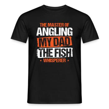 Pêche Papa Papa Pêcheur Childern Drôle Poisson Alors - T-shirt homme - noir - Devant - AI Model Male 178 light (178cm)