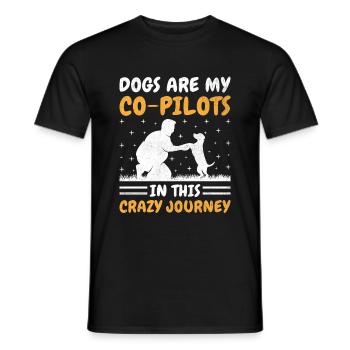 Dog Trainer Dog Training Training Dogs Pet Care Pr - Men's T-Shirt - black - Front - AI Model Male 178 light (178cm)