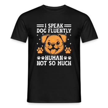Dresseur de chiens Dressage de chiens Dressage de chiens Soins aux animaux de compagnie Pr - T-shirt homme - noir - Devant - AI Model Male 178 light (178cm)