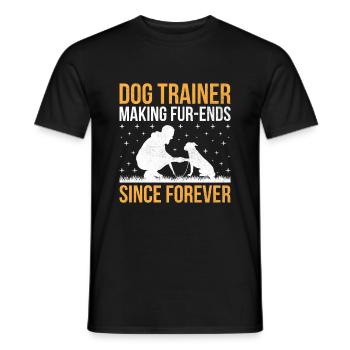 Dog Trainer Dog Training Training Dogs Pet Care Pr - Men's T-Shirt - black - Front - AI Model Male 178 light (178cm)