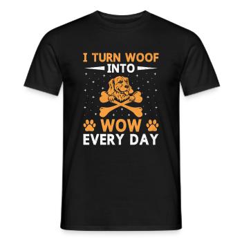 Dog Trainer Dog Training Training Dogs Pet Care Pr - Men's T-Shirt - black - Front - AI Model Male 178 light (178cm)
