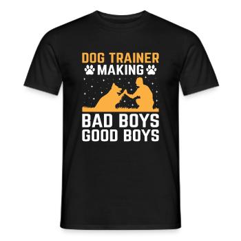 Dresseur de chiens Formation de chiens Chiens Soins pour animaux de compagnie Pr - T-shirt homme - noir - Devant - AI Model Male 178 light (178cm)