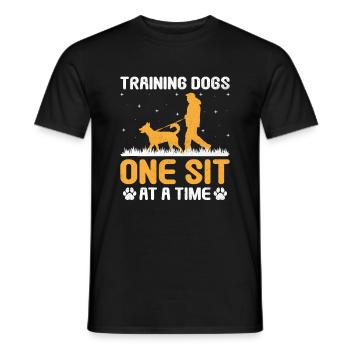 Dresseur de chiens Formation de chiens Chiens Soins pour animaux de compagnie Pr - T-shirt homme - noir - Devant - AI Model Male 178 light (178cm)