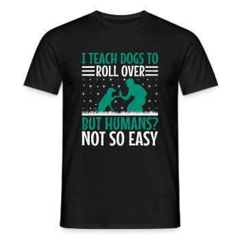 Dresseur de chiens Formation de chiens Chiens Soins pour animaux de compagnie Pr - T-shirt homme - noir - Devant - AI Model Male 178 light (178cm)