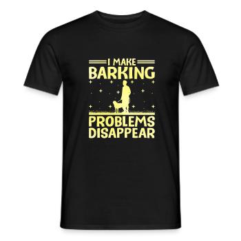 Dresseur de chiens Dressage de chiens Dressage de chiens Soins aux animaux de compagnie Pr - T-shirt homme - noir - Devant - AI Model Male 178 light (178cm)