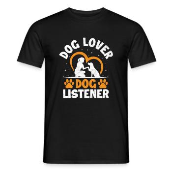 Dresseur de chiens Formation de chiens Chiens Soins pour animaux de compagnie Pr - T-shirt homme - noir - Devant - AI Model Male 178 light (178cm)