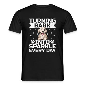Dresseur de chiens Formation de chiens Chiens Soins pour animaux de compagnie Pr - T-shirt homme - noir - Devant - AI Model Male 178 light (178cm)