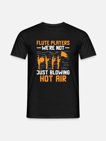Blaskapelle Sprüche Lustige Marschinstrumente - Männer T-Shirt - Schwarz