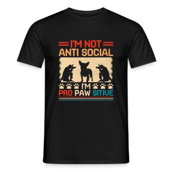 Dog Lover Photography Loves Dog Photographer Dogs - Men's T-Shirt - black - Front - AI Model Male 178 light (178cm)