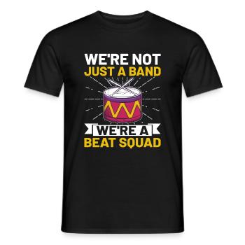 Drum Corps Marching Band Drum Corp Music Percussio - Männer T-Shirt - Schwarz - Vorne - AI Model Male 178 light (178cm)