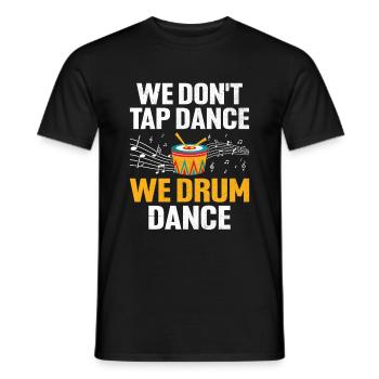 Drum Corps Marching Band Drum Corp Music Percussio - Men's T-Shirt - black - Front - AI Model Male 178 light (178cm)