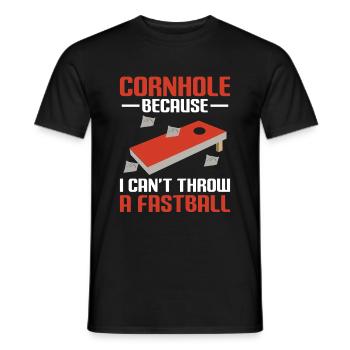 Cornhole Spieler Cornhole Sport Lustig Cornhole Be - Männer T-Shirt - Schwarz - Vorne - AI Model Male 178 light (178cm)