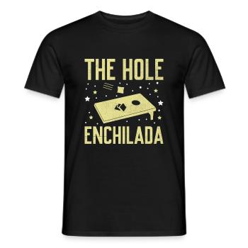 Cornhole Spieler Cornhole Sport Lustig Cornhole Be - Männer T-Shirt - Schwarz - Vorne - AI Model Male 178 light (178cm)