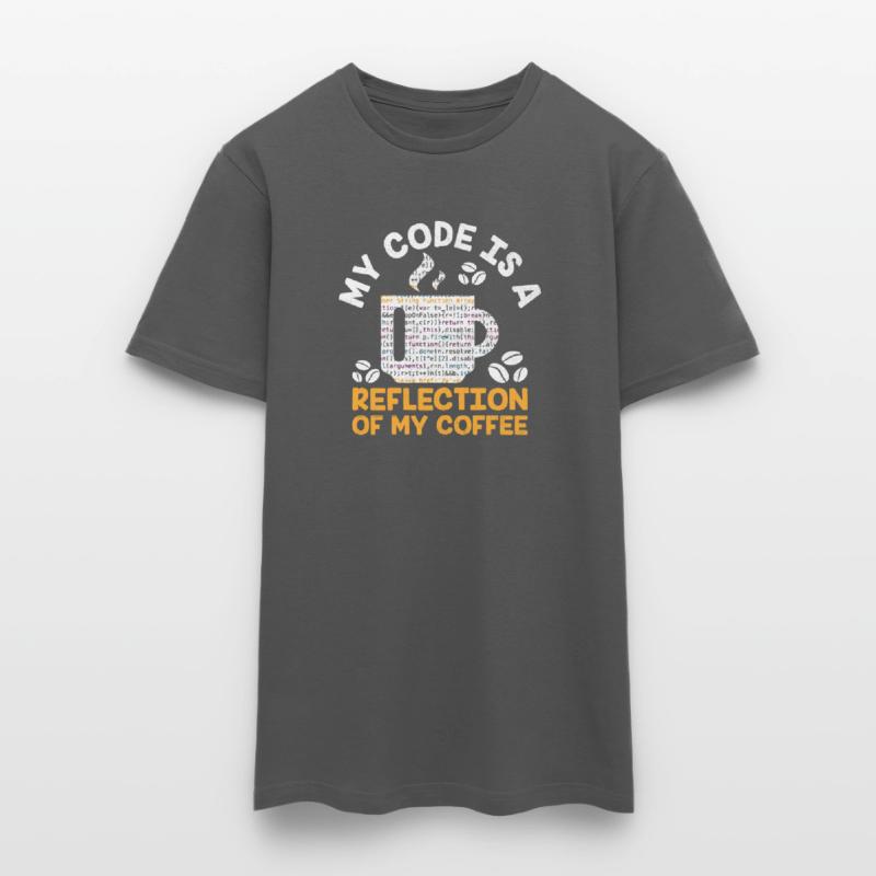 Café Codage Programmeur Codeur Développeur Nerd Coff T-shirt Homme