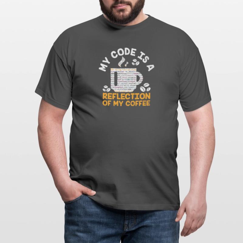 Café Codage Programmeur Codeur Développeur Nerd Coff T-shirt Homme