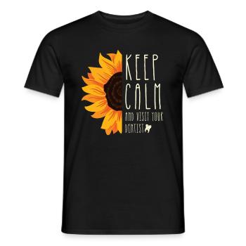 Restez calme et rendez-vous chez votre dentiste Hygiéniste dentaire - T-shirt homme - noir - Devant - AI Model Male 178 light (178cm)