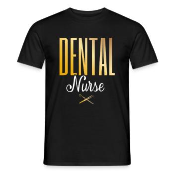 Zahnarzthelferin Zahnmedizin Hygienikerin Zahnarzthelferin - Männer T-Shirt - Schwarz - Vorne - AI Model Male 178 light (178cm)