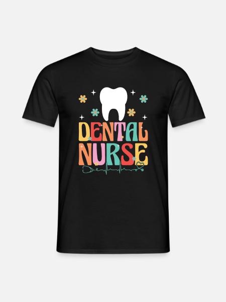 Hammashoitaja Hammaslääketiede Hoitotyö Hammaslääkäriassistentti - Mænd T-shirt - sort