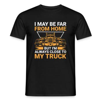 Trucker Fahren Papa Trucker Vater LKW-Fahrer - Männer T-Shirt - Schwarz - Vorne - AI Model Male 178 light (178cm)