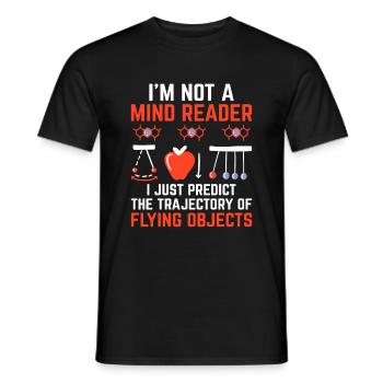 Professeur de sciences Professeur d’école Biologie Chimie P - T-shirt homme - noir - Devant - AI Model Male 178 light (178cm)