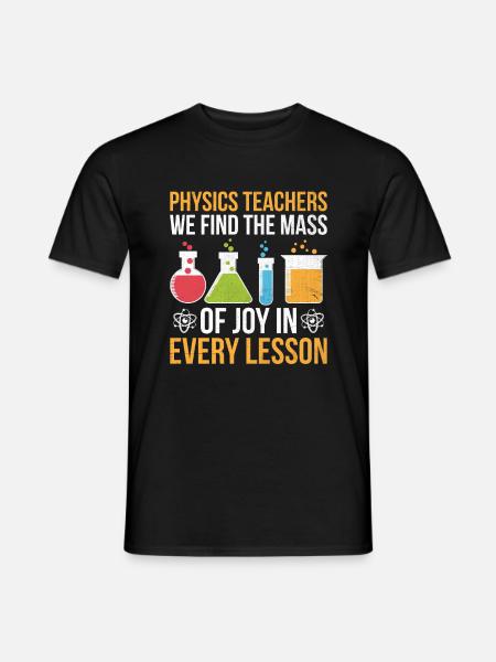 Profesor de Ciencias Profesor de Escuela Biología Química P - Mænd T-shirt - sort