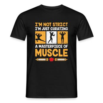 Physical Education Teacher PE Teachers School Spor - Men's T-Shirt - black - Front - AI Model Male 178 light (178cm)