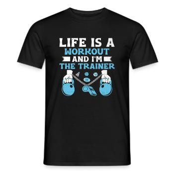 Physical Education Teacher PE Teachers School Spor - Men's T-Shirt - black - Front - AI Model Male 178 light (178cm)
